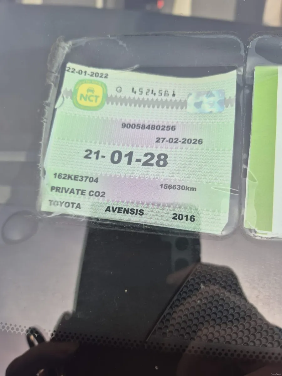 Toyota Avensis D4D 162 NCT 01/28 - Image 2