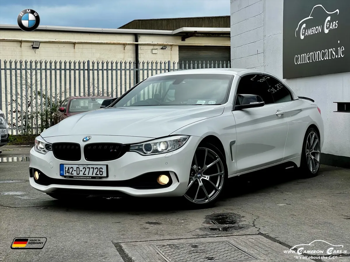 BMW 420d ALPINE WHITE CONVERTIBLE SPORT - Image 2