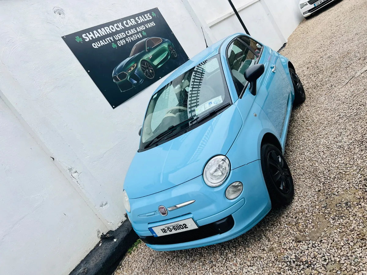2012 Fiat 500 1.2 Pop **Nct + Tax + Warranty** - Image 1