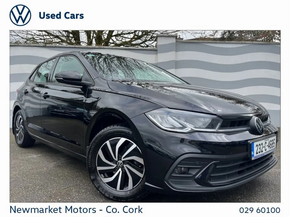 Volkswagen Polo 1.0TSI 95BHP LIFE PETROL REAR VIEW - Image 1