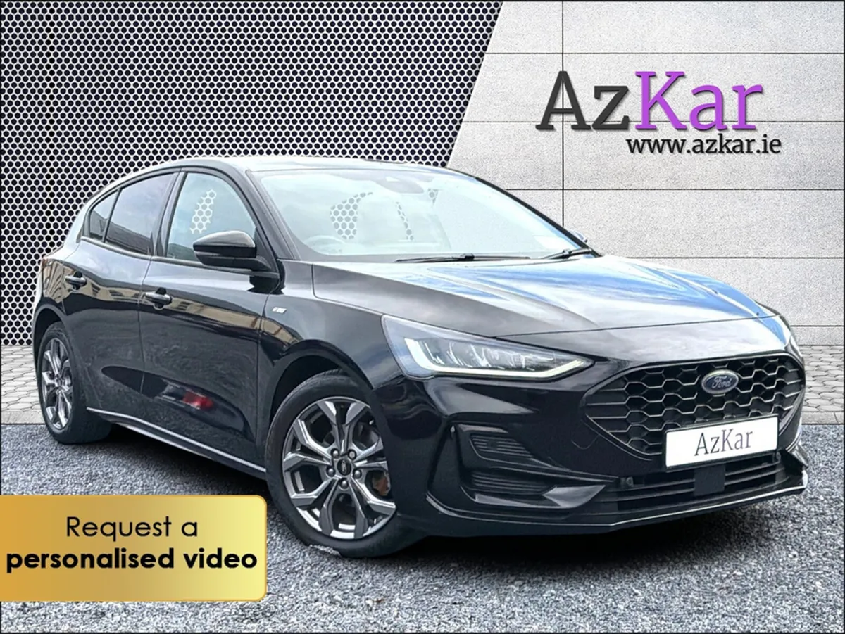 Ford Focus 2023 ST LINE 1.0 5DR123BHP €107 P/W WIT - Image 1