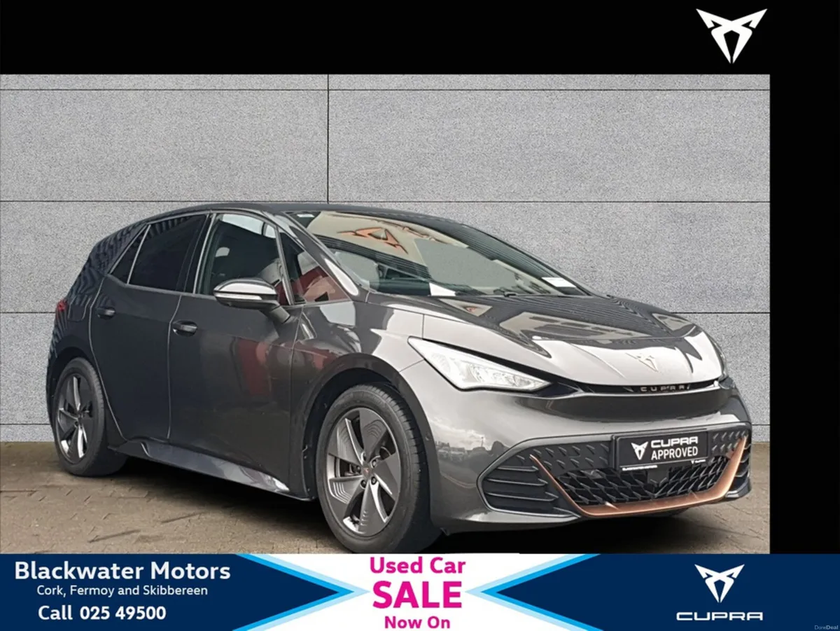 Cupra Born 58KWH 204BHP - WAS €23,950 NOW €22,950 - Image 1