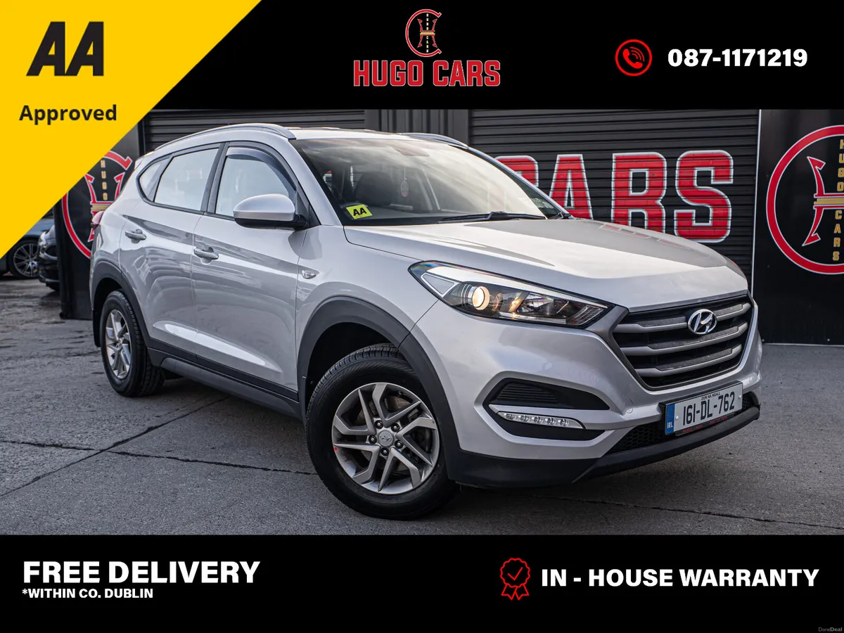 2016 Hyund Tucson 1.7d/FSH/Irish car/1yr warranty - Image 1