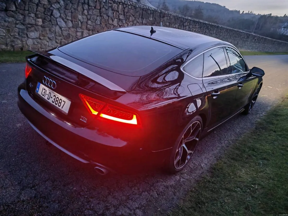 131 Audi A7 Black Sline 3L D Auto Nct May,taxNov26 - Image 1