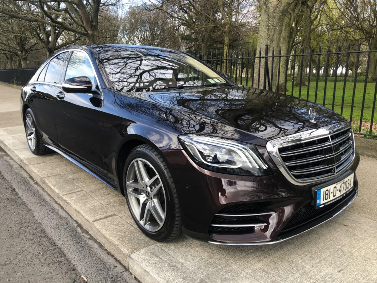 2018 MERCEDES S350 AMG IVORY LEATHER only 57000kms - Image 1
