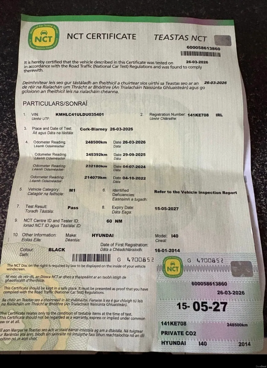 New nct may 27 hyundai i40 2014 - Image 1