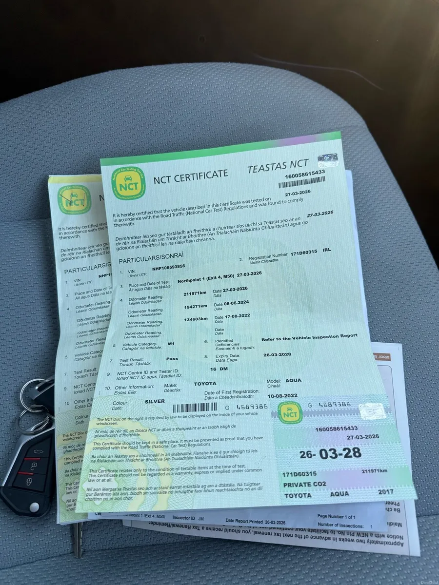 2017 Toyota Aqua New Nct 03/28 - Image 3