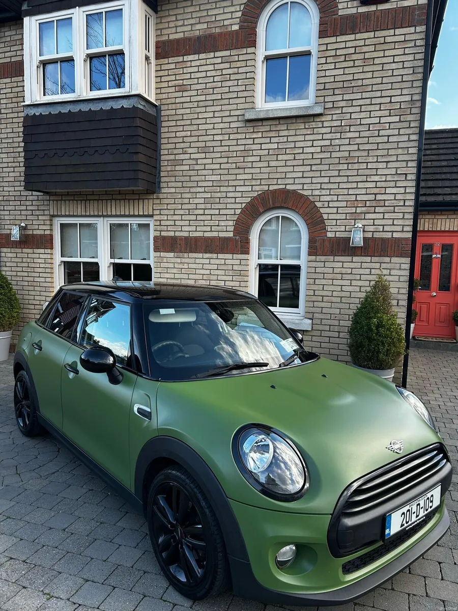 RARE Matte Green Mini Cooper |4 Door | Black Alloy - Image 2
