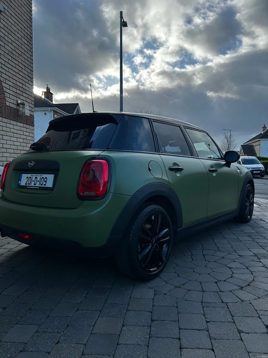 RARE Matte Green Mini Cooper |4 Door | Black Alloy - Image 4
