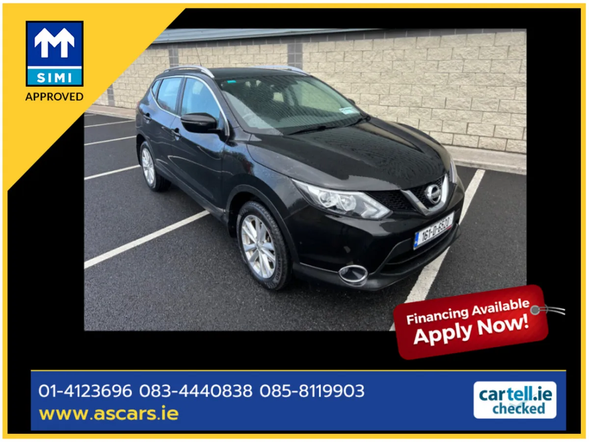 Nissan Qashqai 1.2 SV ** 1 OWNER IRISH CAR ** PANO - Image 1