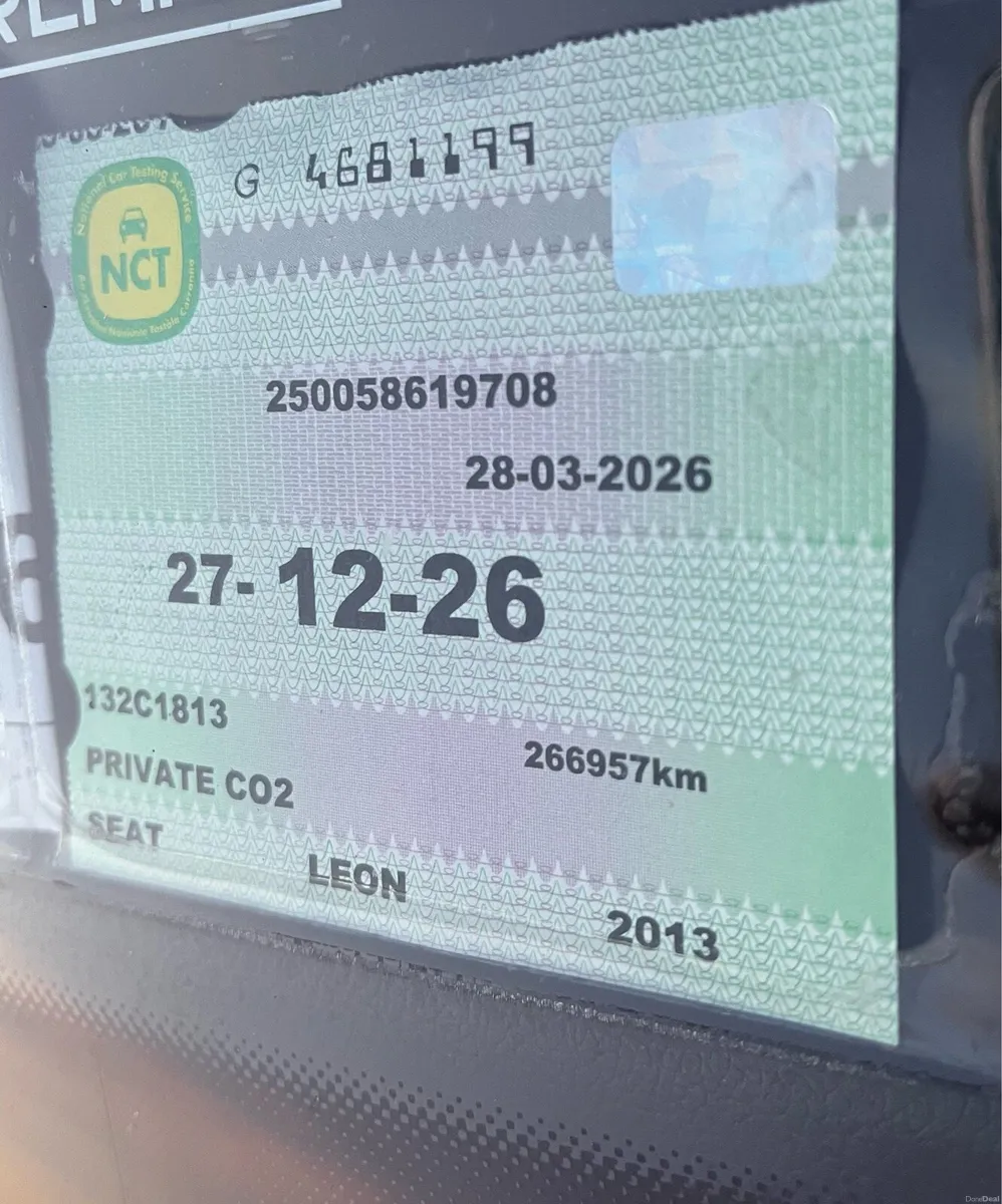 2013 SEAT Leon 1.6 TDI – New NCT – Just Serviced - Image 4