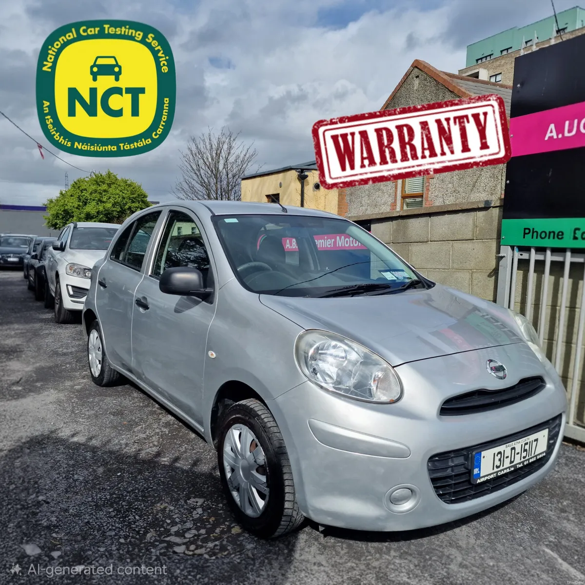 Nissan Micra 2013 Nct and Tax - Image 1