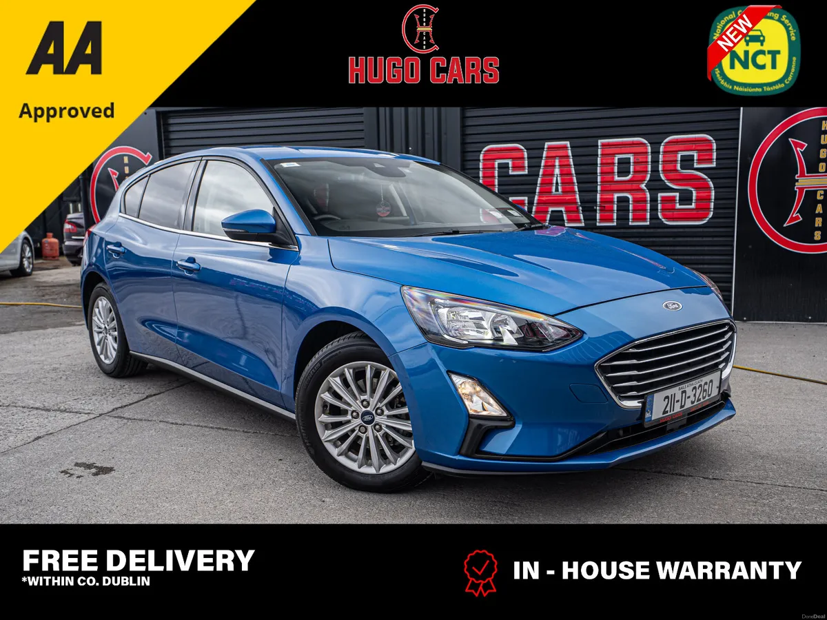 2021 Focus 1.0 TITANIUM/1 Owner/Irish/1yr warranty - Image 1
