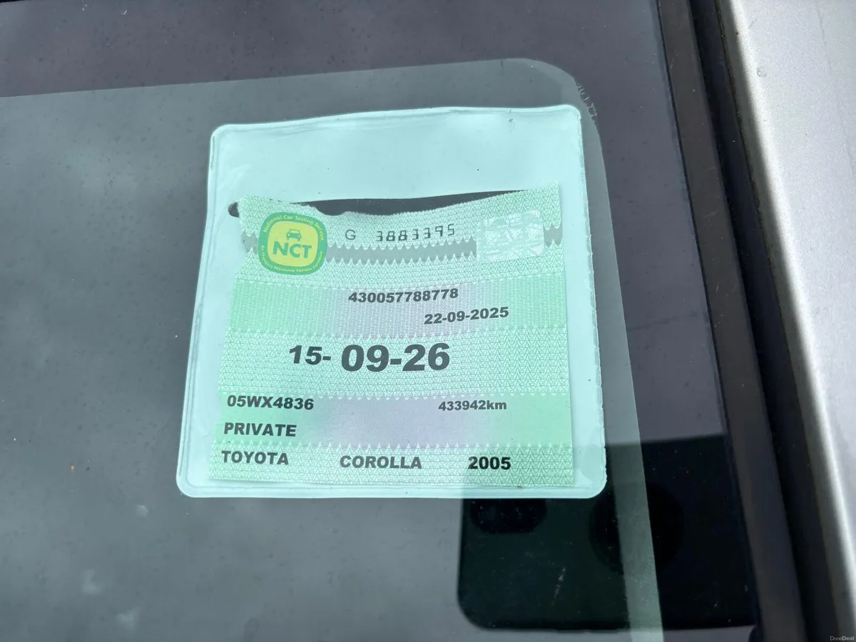 Toyota Corolla  1.4 PETROL NCT 09/26  TAX 4/26 - Image 3