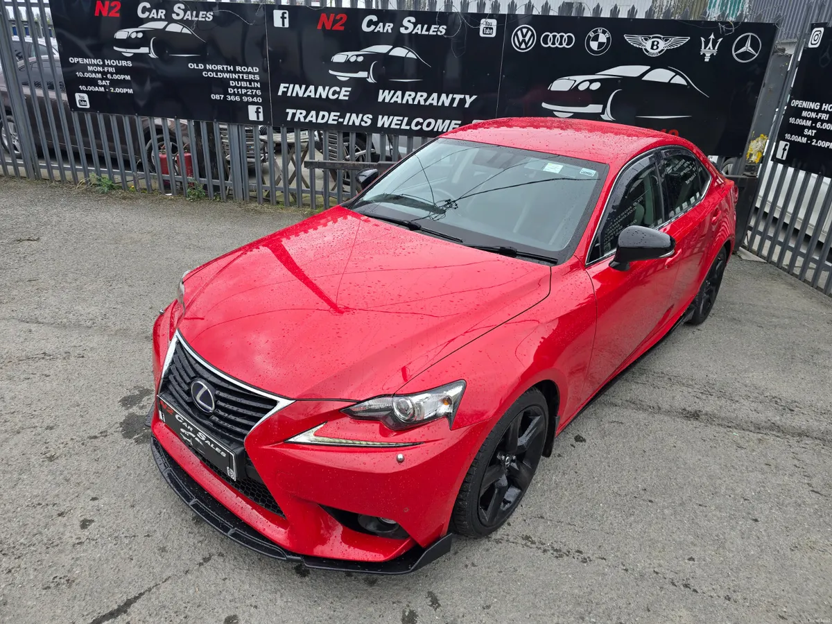 161 Lexus IS300h Sport Hybrid, LOW MILES, NEW NCT - Image 4