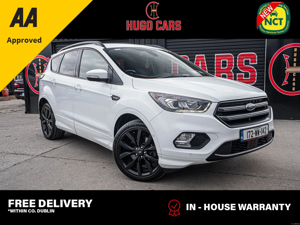 172 Kuga ST-LINE 2.0d/High spec/New NCT/1yr warran - Image 1