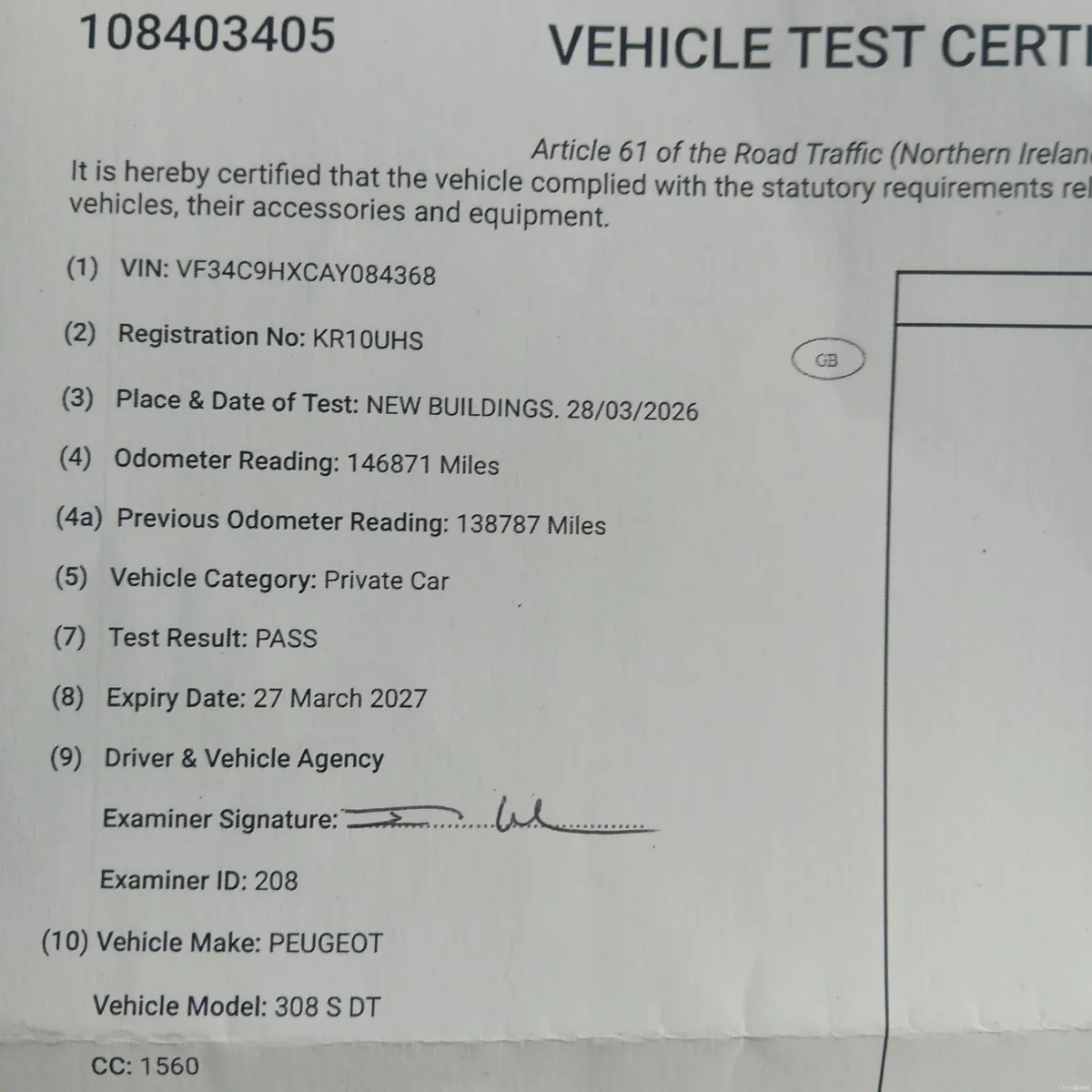 Peugeot 308 2010 - Image 4