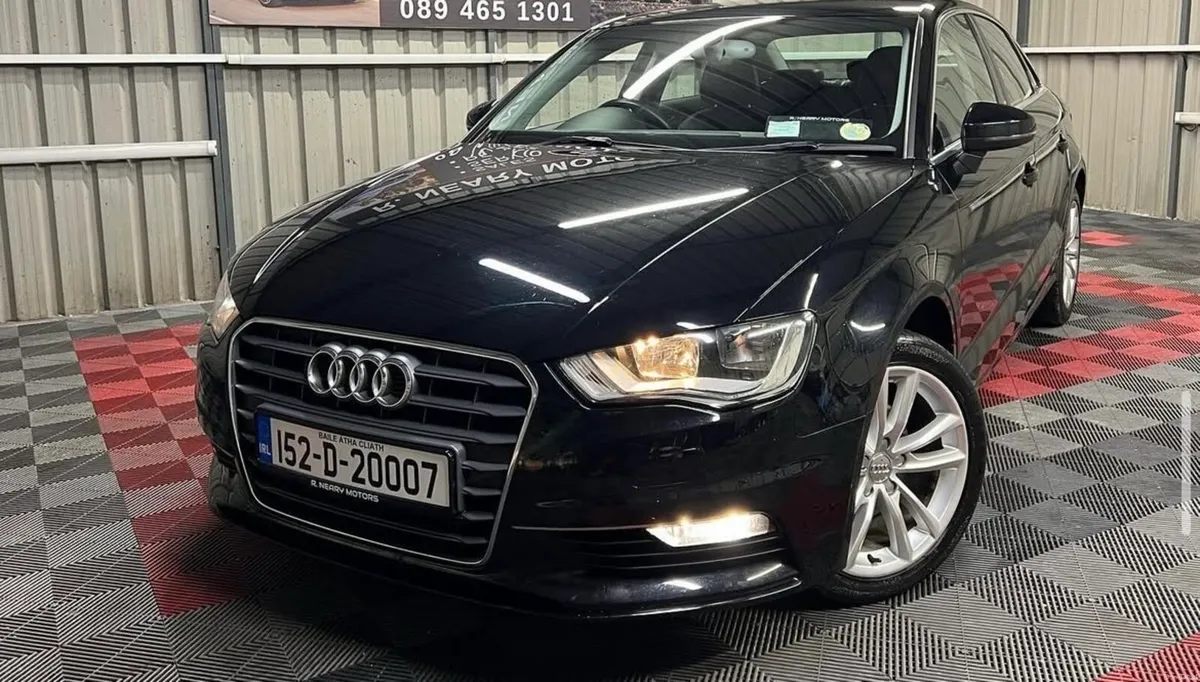 2015 Audi A3 Saloon Black - Image 1