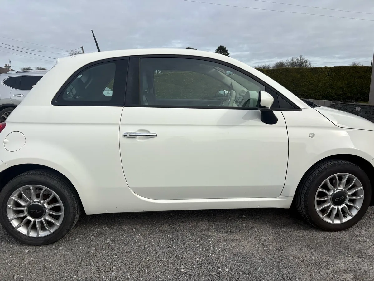 White Fiat 500.  New ntc 28/03/27 - Image 2