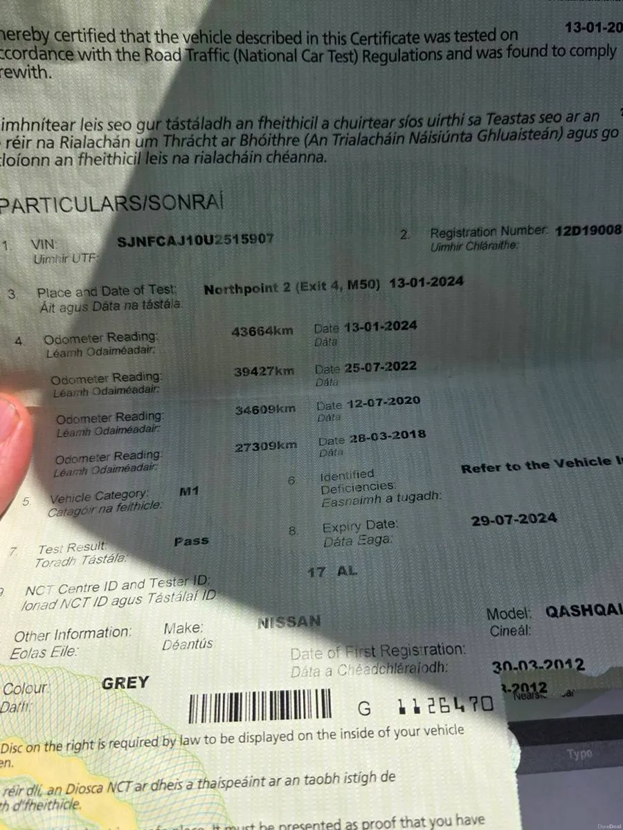 2012  Qashqai Low- Only 88kms - Image 4