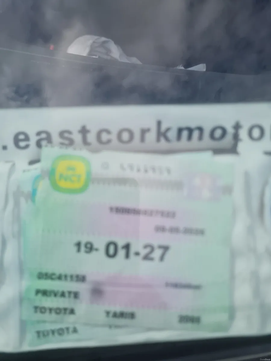 2005 Toyota Yaris 1.0L Nct01/27 - Image 4