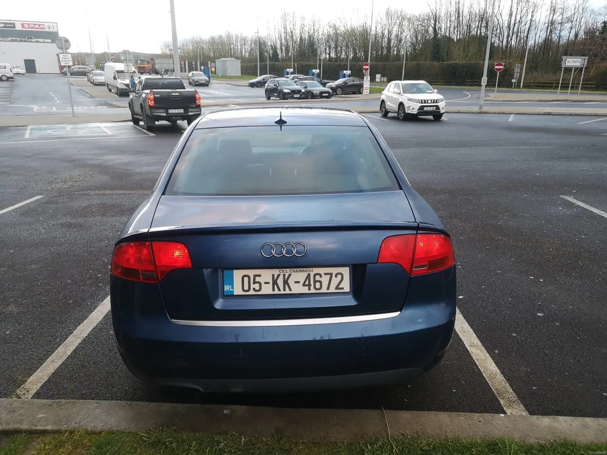 Blue Audi A4 1.9 TDI 2005 - Image 3