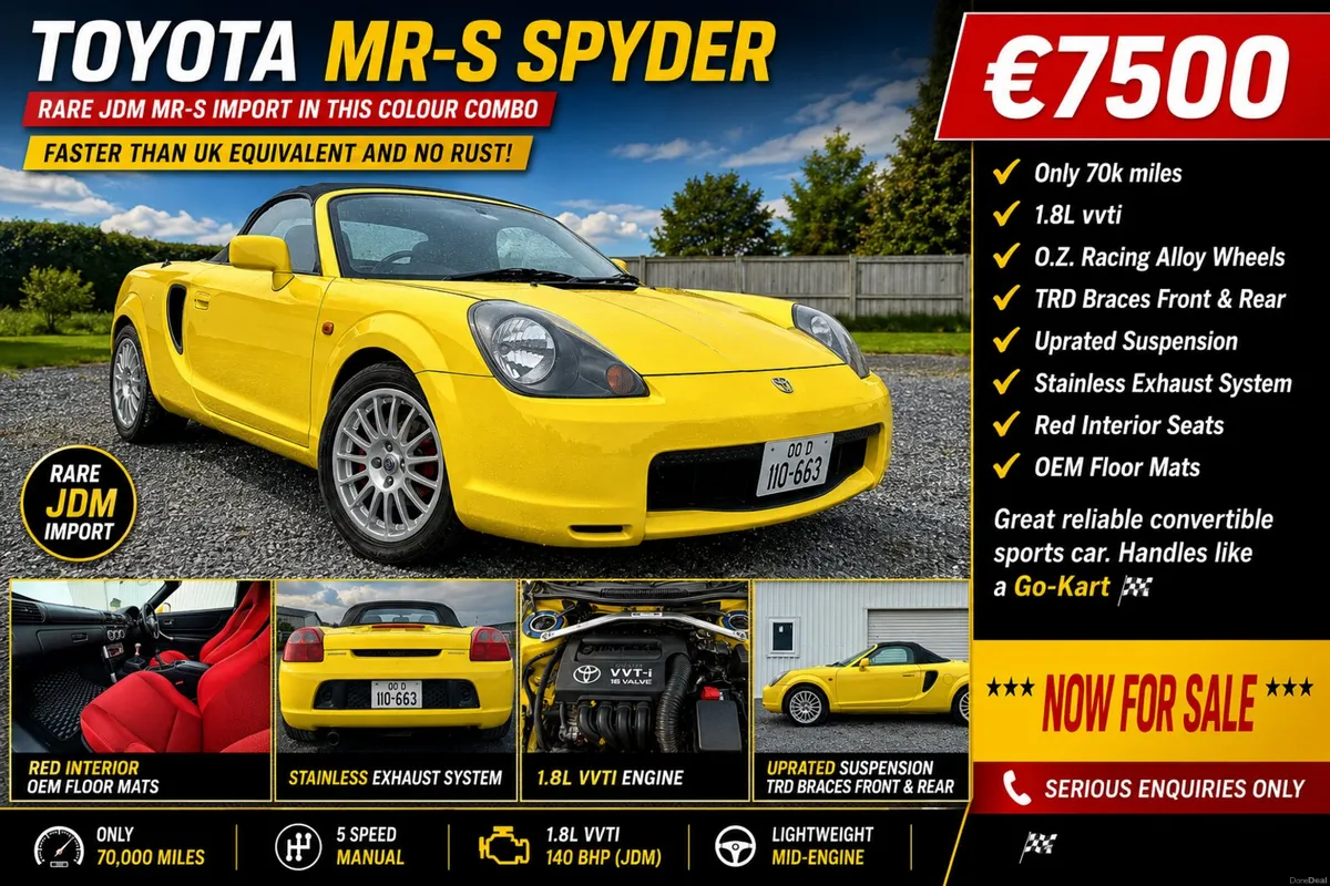 Toyota MRS Spyder (Convertible MR2) - Image 1