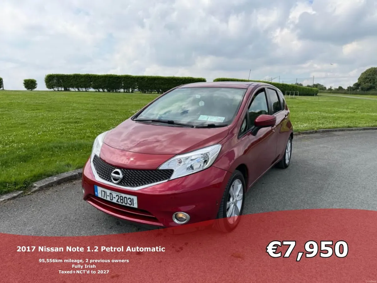 2017 Nissan Note 1.2 Petrol - Image 1