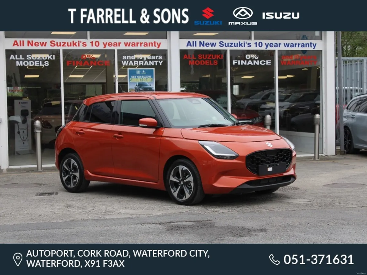Suzuki Swift 1.2 hybrid ultra + 0% finance & 10yr - Image 1