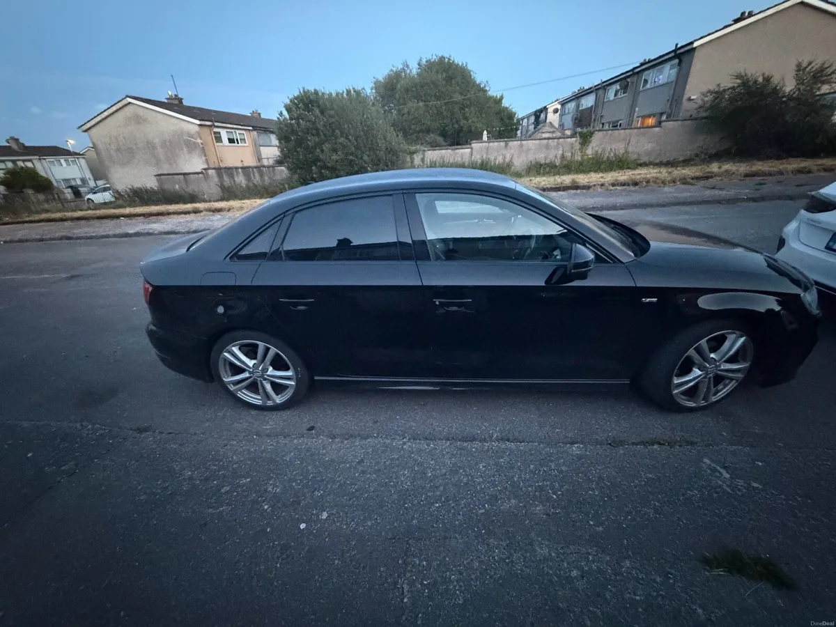 Audi a3 sline 152 black saloon - Image 3