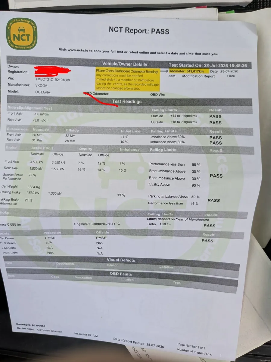 Skoda Octavia 2011 - brand new NCT to June 2027 - Image 3