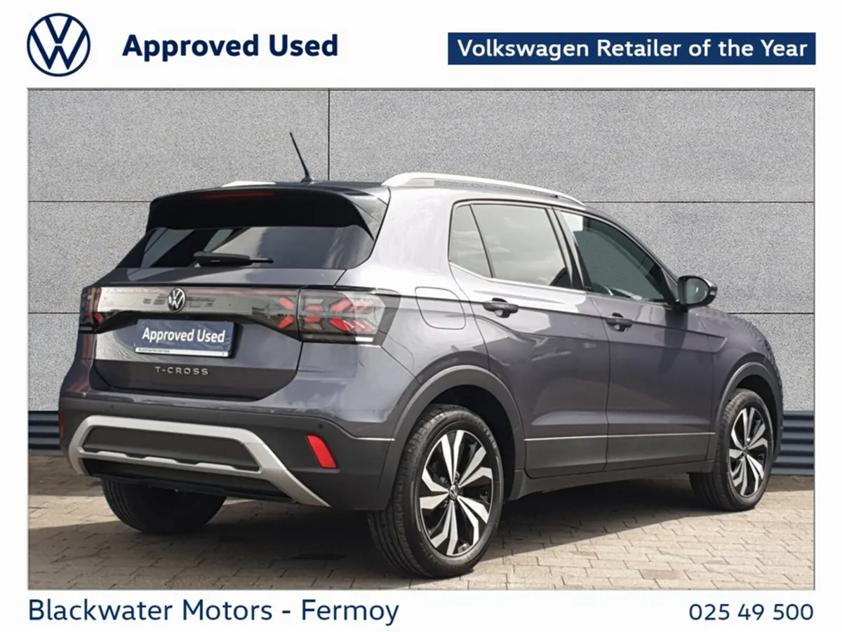 Volkswagen T-Cross 1.0TSI 115BHP STYLE AUTOMATIC W - Image 3