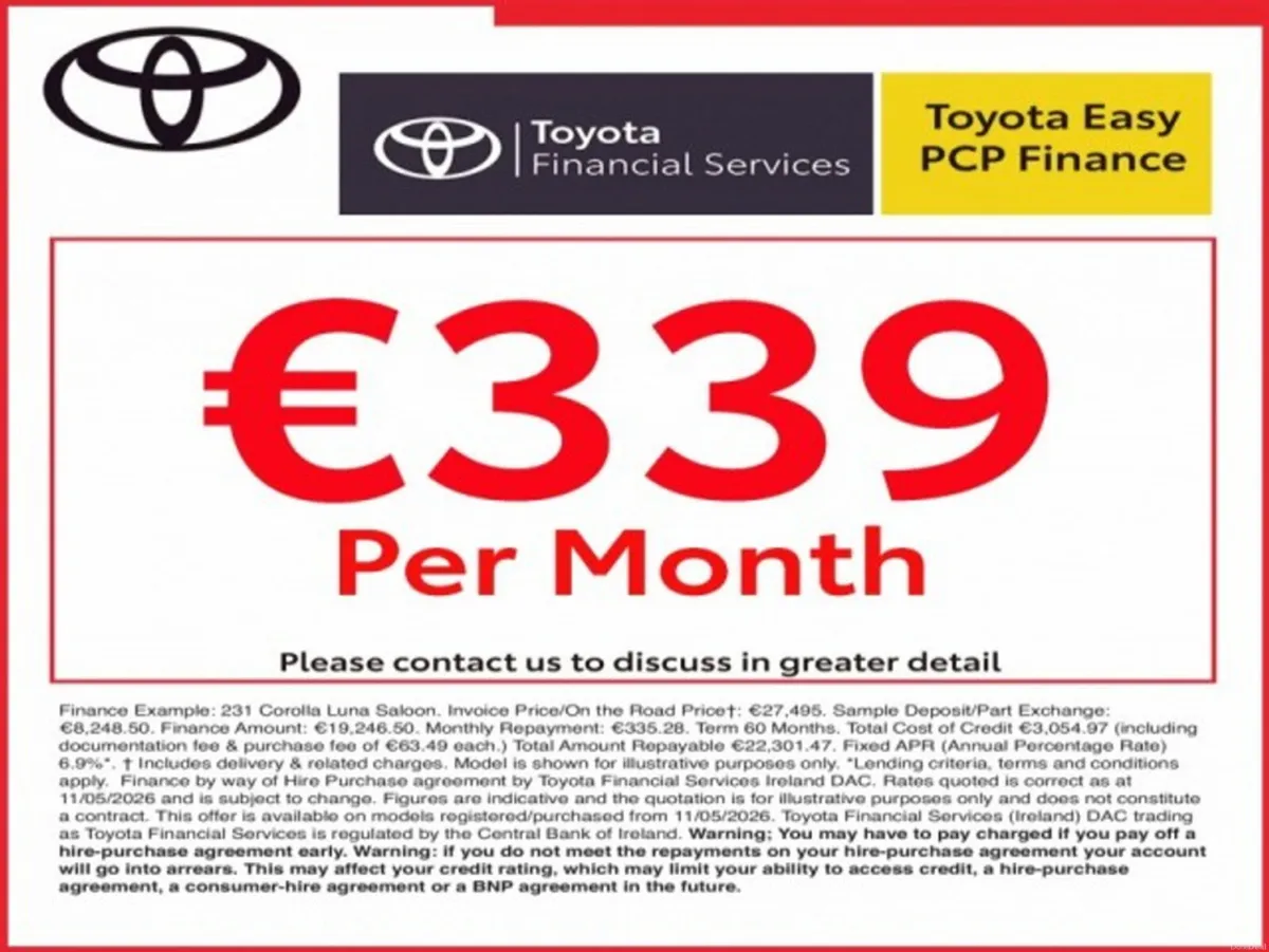 Toyota Corolla 5dr Hatchback - LUNA - 1.8 Hybrid & - Image 2