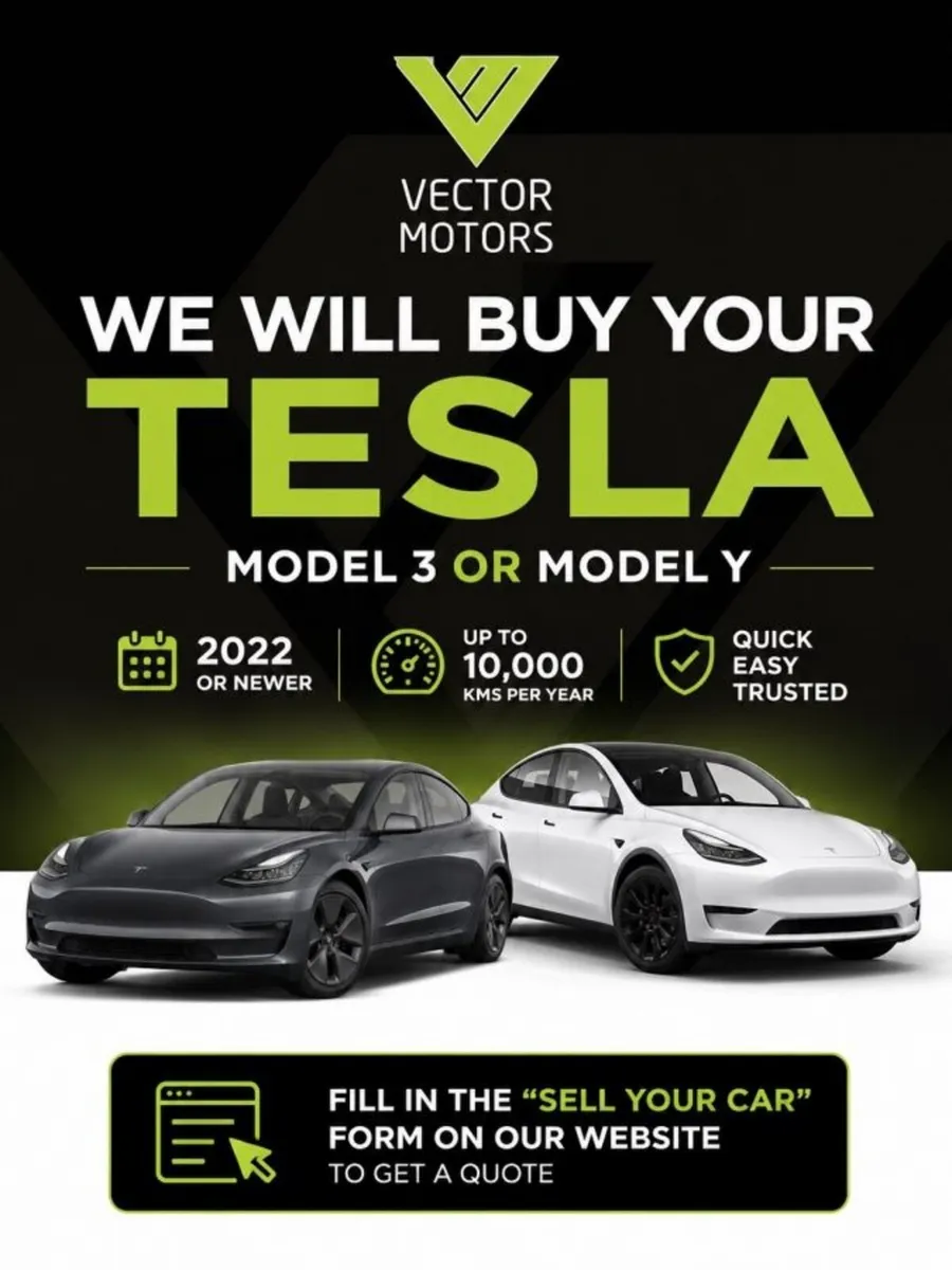 Tesla Model Y WANTED - 2022 OR NEWER - Image 1