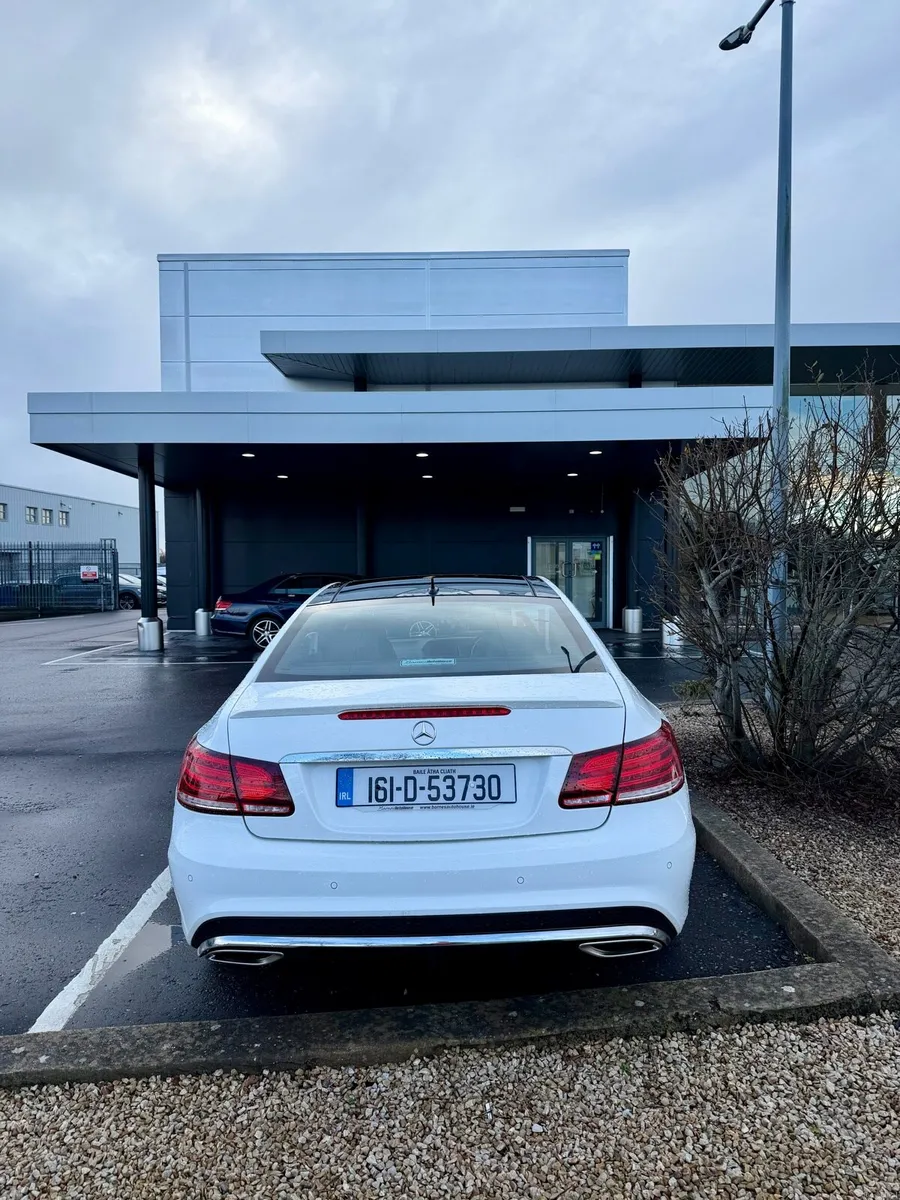 2016 Mercedes Benz E220D AMG Coupe - Sunroof-White - Image 5