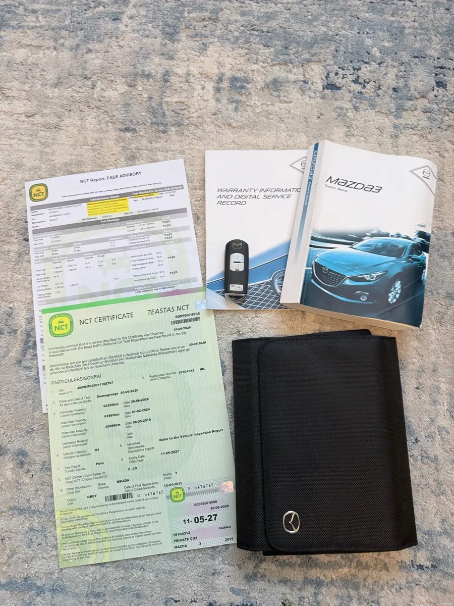 2015 Mazda 3 2.2D Manual Low mileage Fresh NCT - Image 2