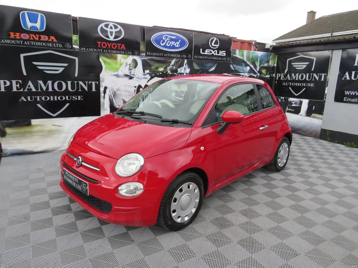2018 FIAT 500 AUTOMATIC IN LIPSTICK RED - Image 1