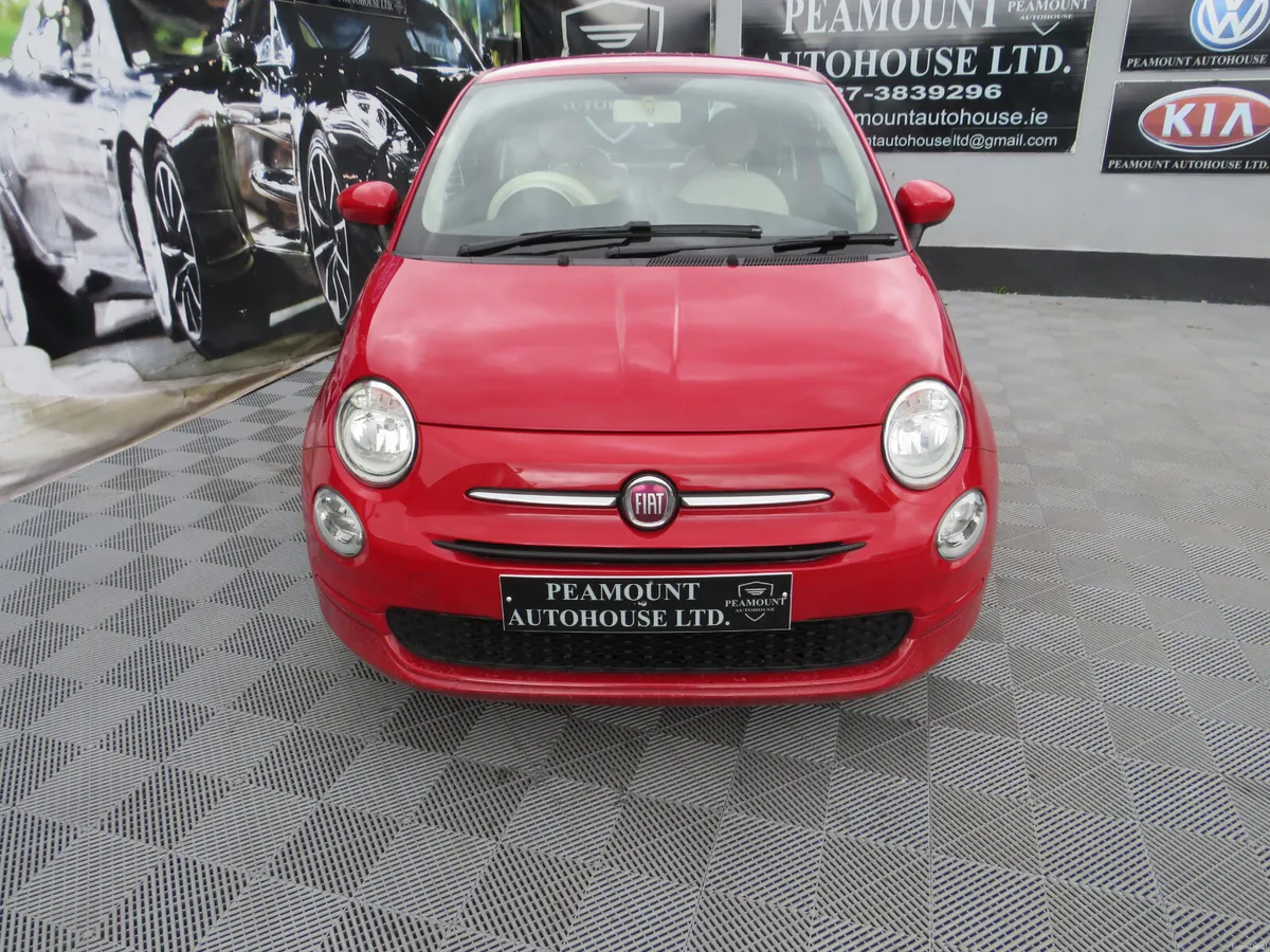 2018 FIAT 500 AUTOMATIC IN LIPSTICK RED - Image 3
