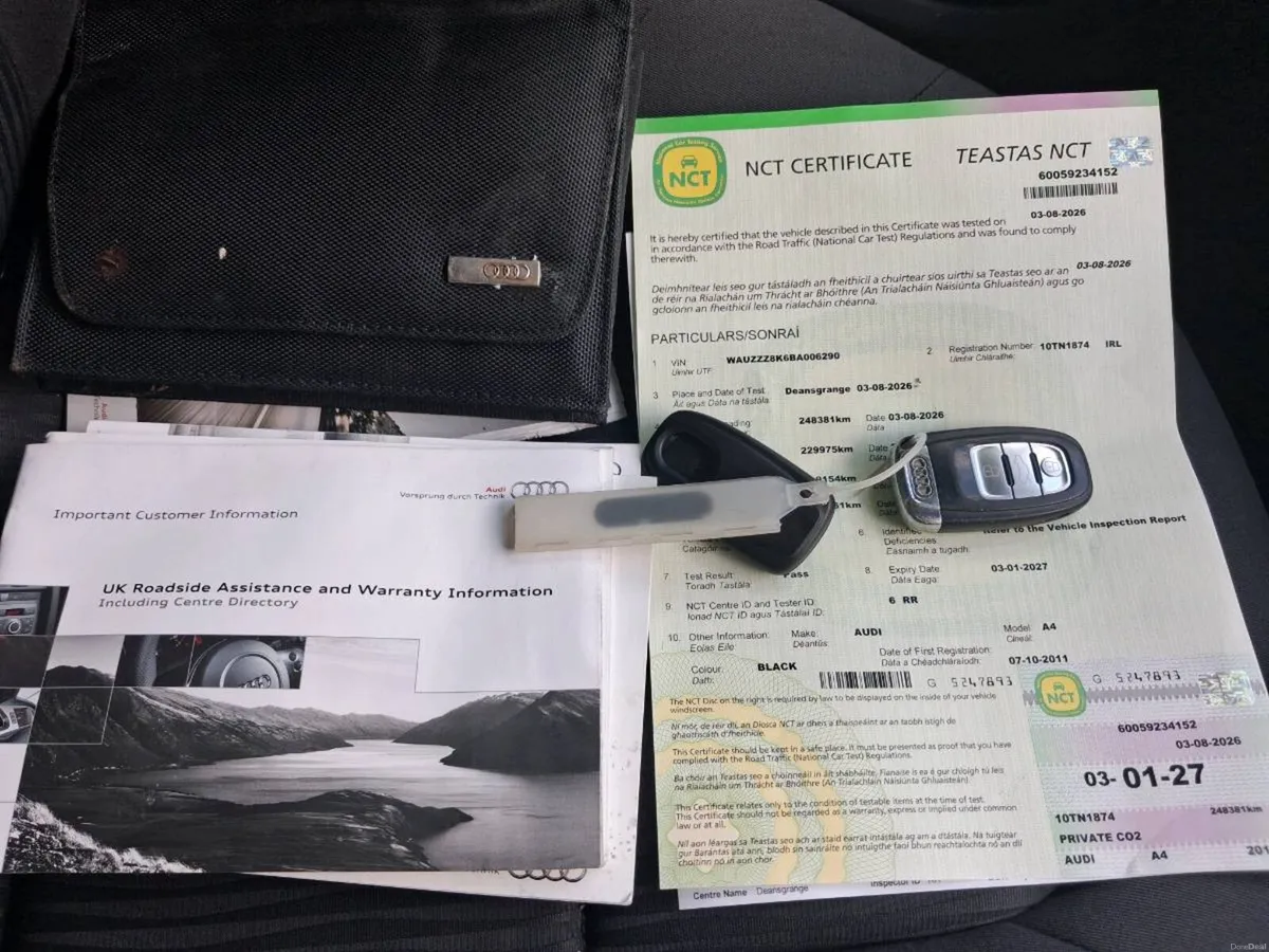 Audi a 4 for sale just passed nct today - Image 2