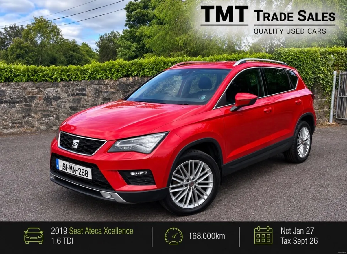 2019 SEAT Ateca XCELLENCE |NCT Jan27|Warranty| - Image 1