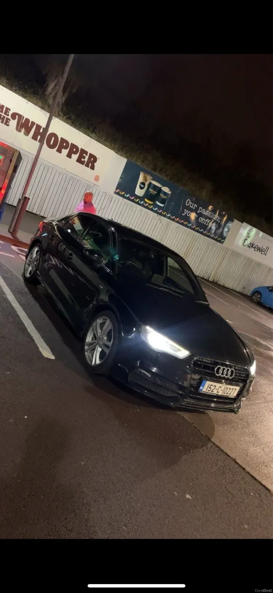 Audi a3 sline 152 black saloon - Image 3
