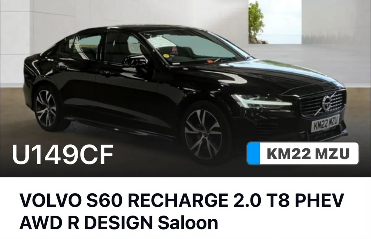 2022 VOLVO S60 T8 PHEV AWD  R DESIGN - Image 3