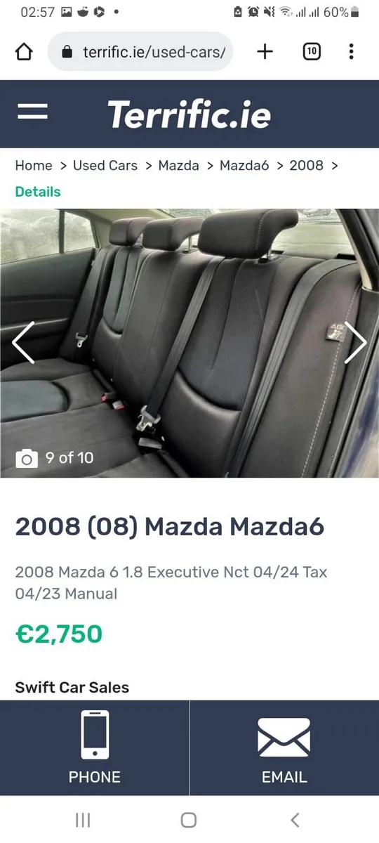 2008 Mazda 6 1.8 Executive Petrol - Image 6