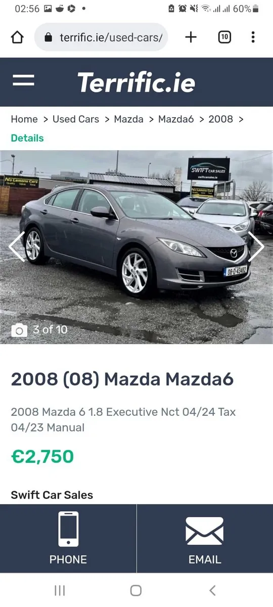 2008 Mazda 6 1.8 Executive Petrol - Image 2