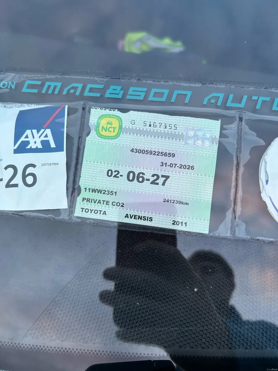 T27 Avensis estate low mileage-Fresh NCT - Image 5