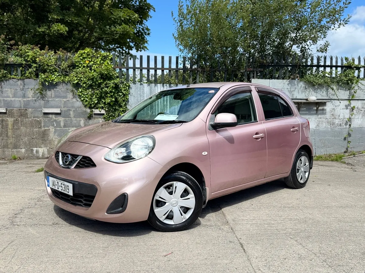2014 NISSAN MARCH. LOW MILEAGE. PINK. NEW NCT AUTO - Image 1