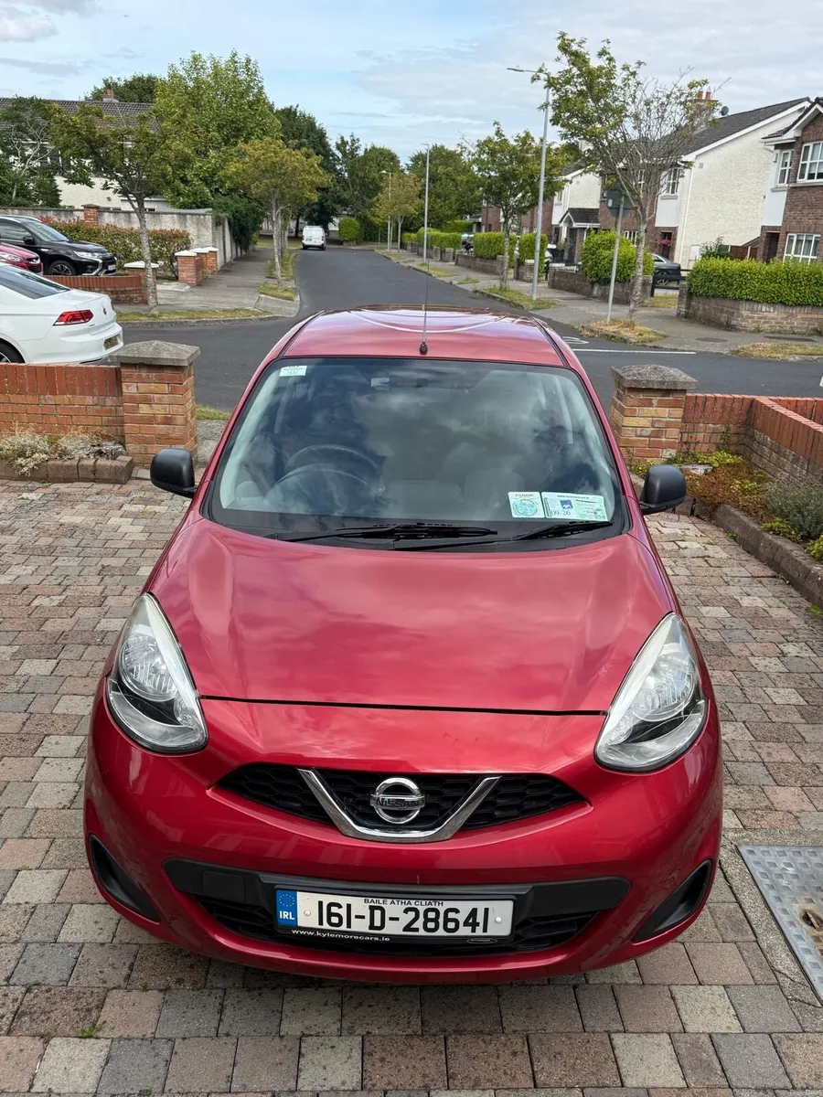 161 Red Nissan Micra- Excellent condition - Image 2