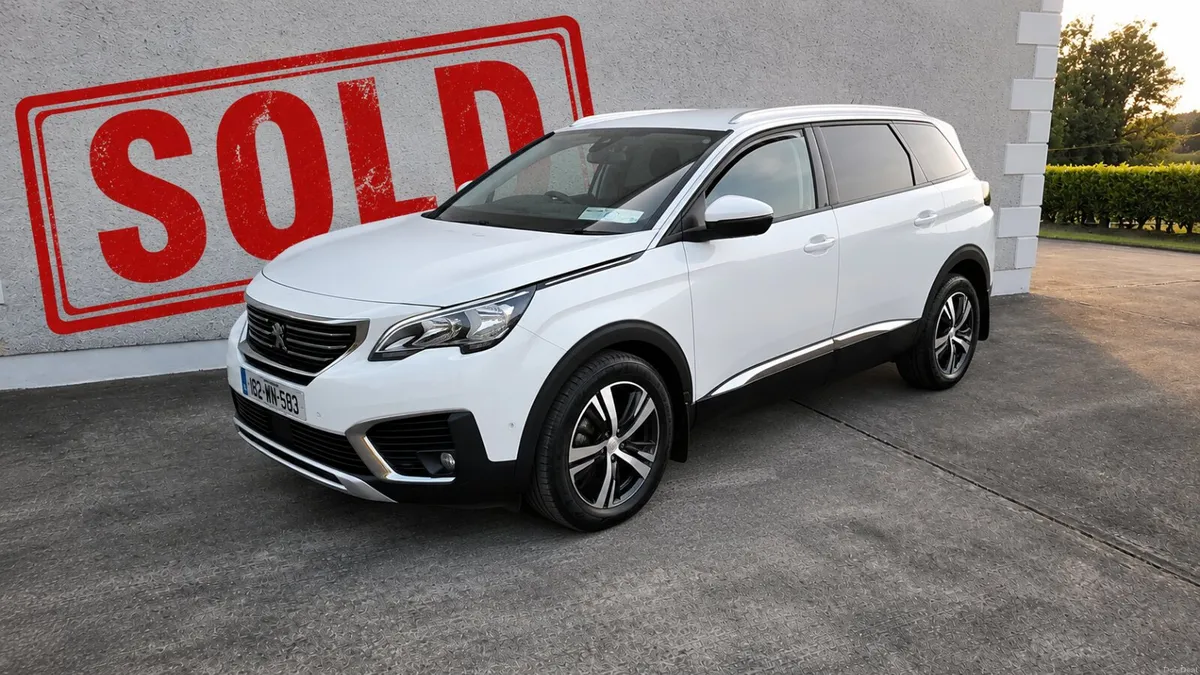 182 Peugeot 5008 Allure 7 Seater NCT+Taxed - Image 1
