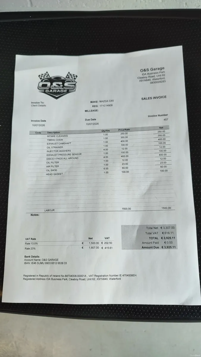 Mazda CX-5 Platinum 2017 NEW TIMING CHAIN NCT09/28 - Image 6