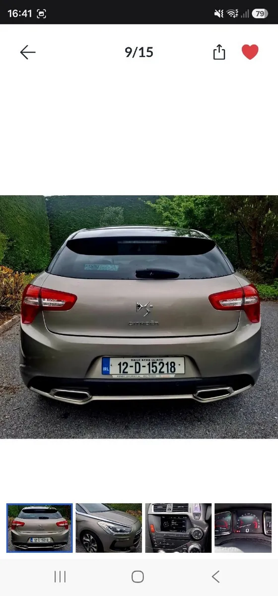 Citroen DS5 NCT TAX low mil - Image 4